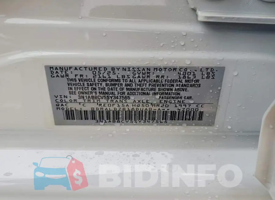 3N1AB8CV5SY347565 Photo# 13