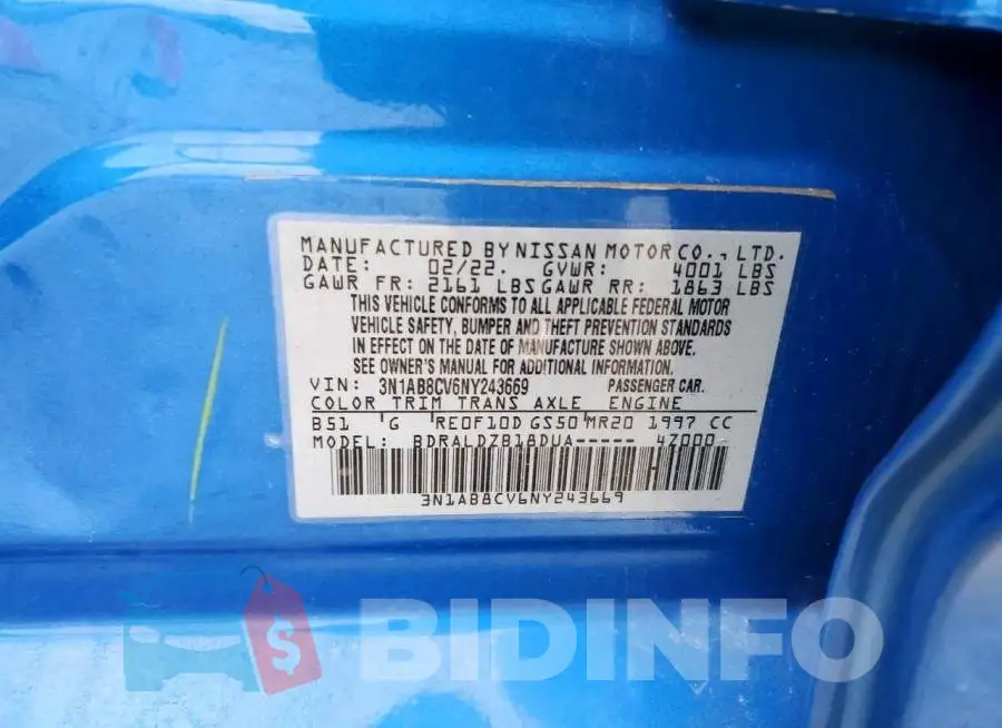 3N1AB8CV6NY243669 Photo# 13