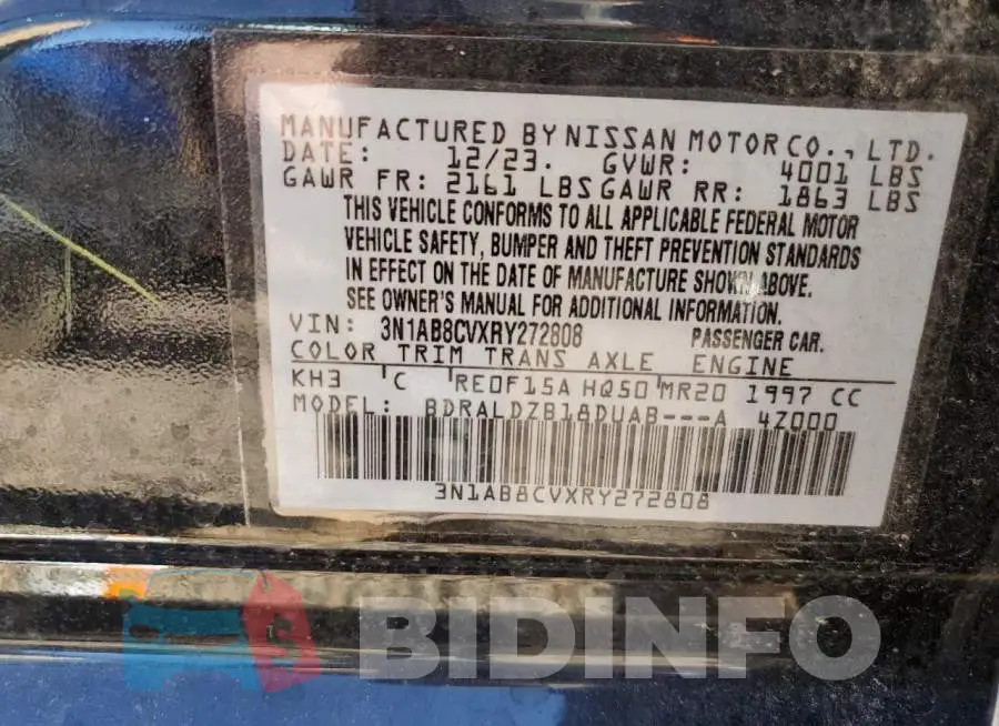 3N1AB8CVXRY272808 Photo# 12