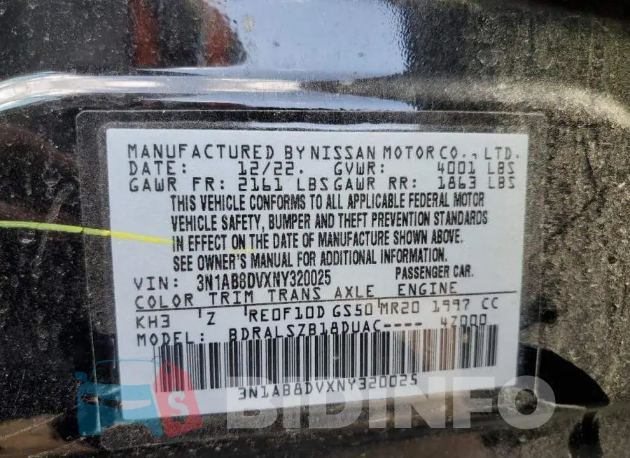 3N1AB8DVXNY320025 Photo# 12