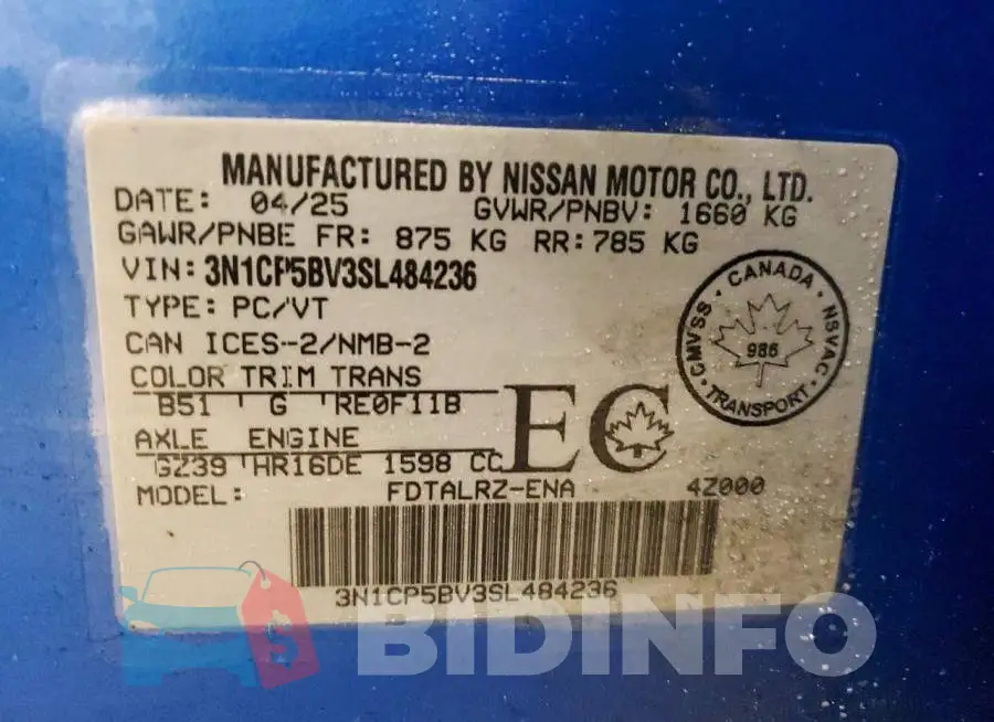 3N1CP5BV3SL484236 Photo# 14