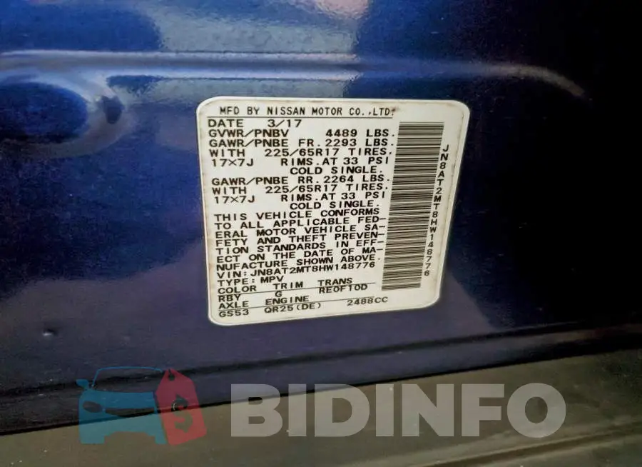 JN8AT2MT8HW148776 Photo# 14