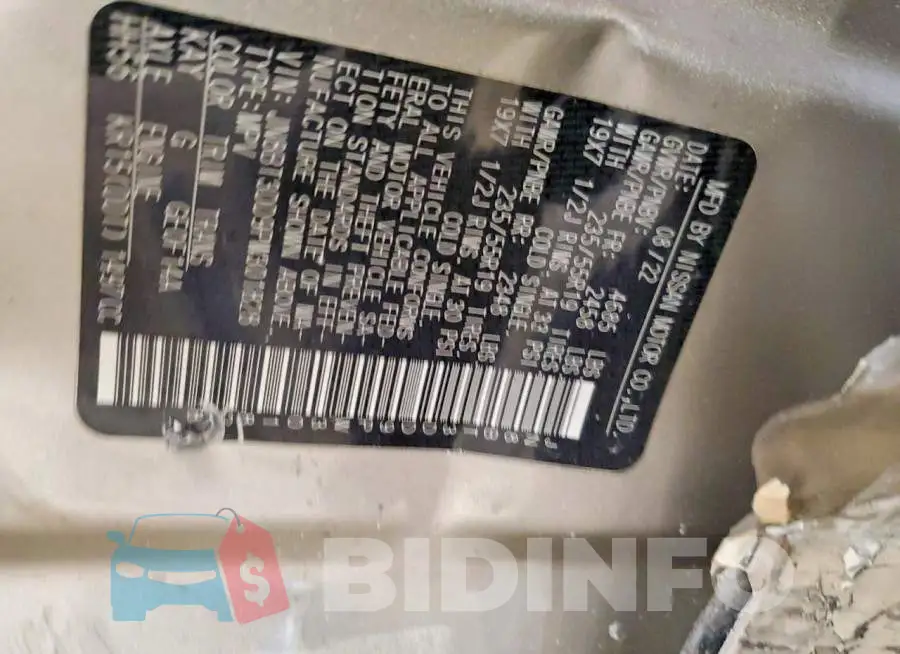 JN8BT3DD9PW301828 Photo# 13