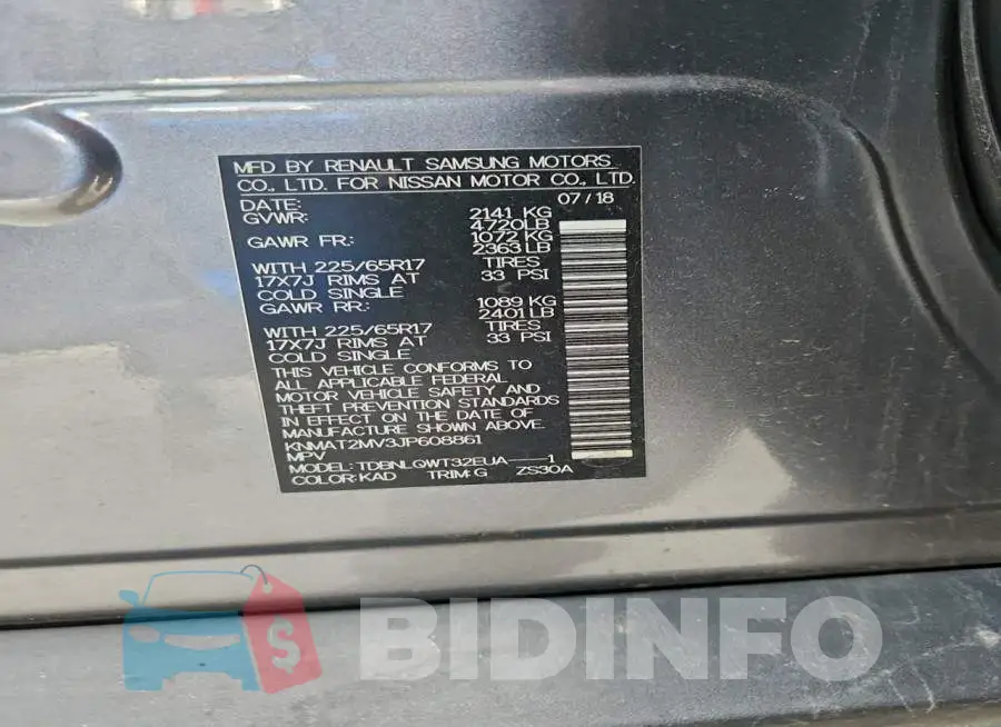 KNMAT2MV3JP608861 Photo# 12
