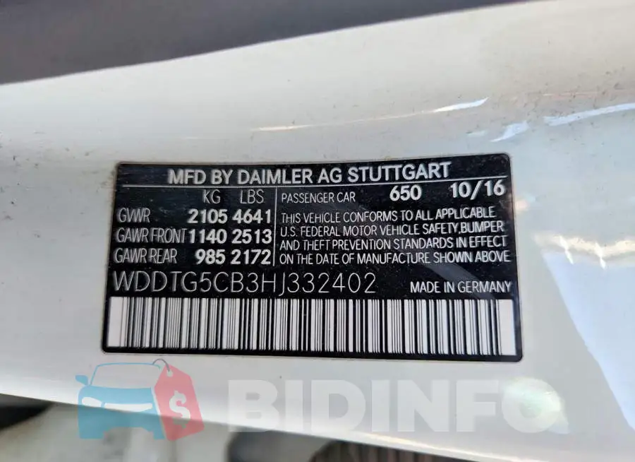 WDDTG5CB3HJ332402 Photo# 13