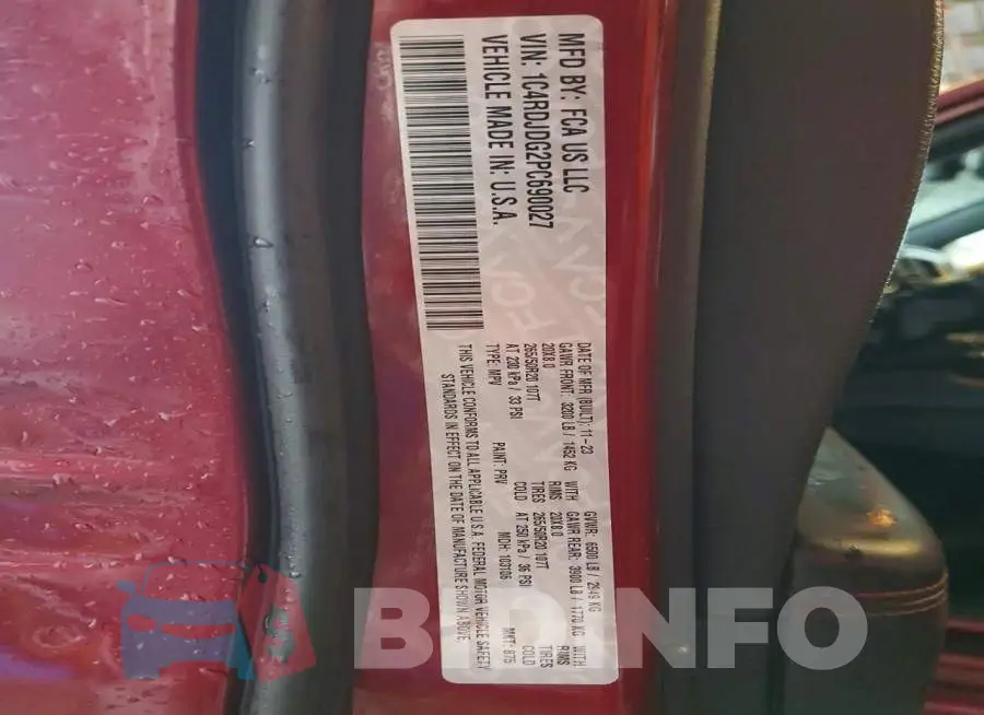 1C4RDJDG2PC690027 Photo# 13