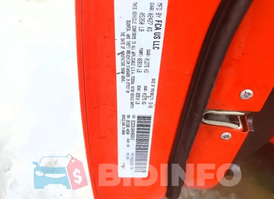 2C3CDXJG4KH663015 Photo# 12