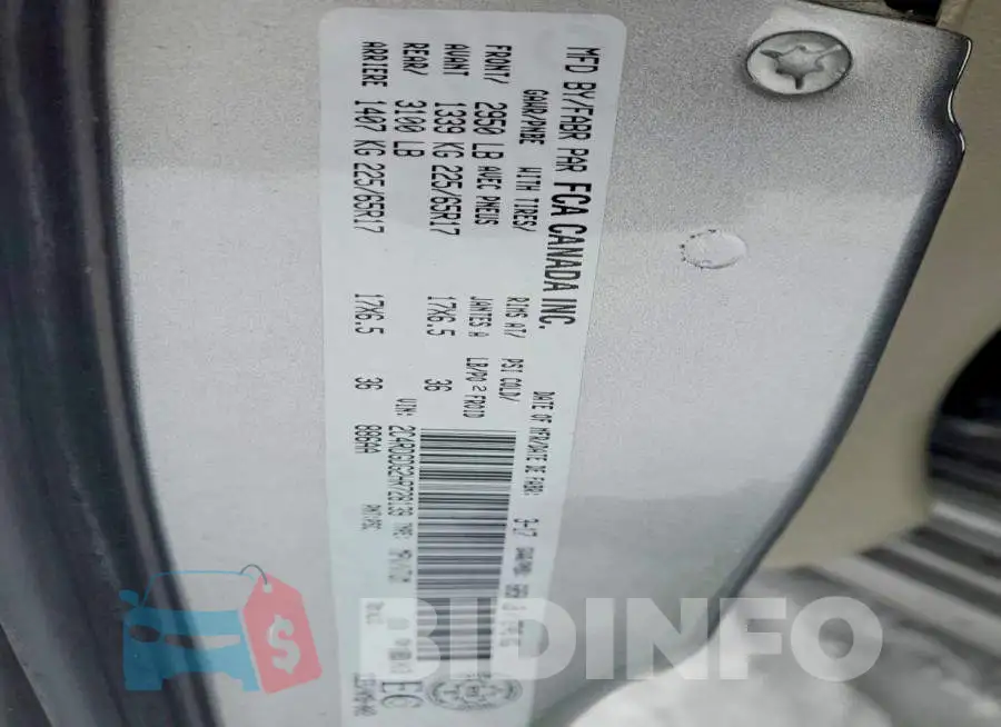 2C4RDGDG2HR728139 Photo# 13