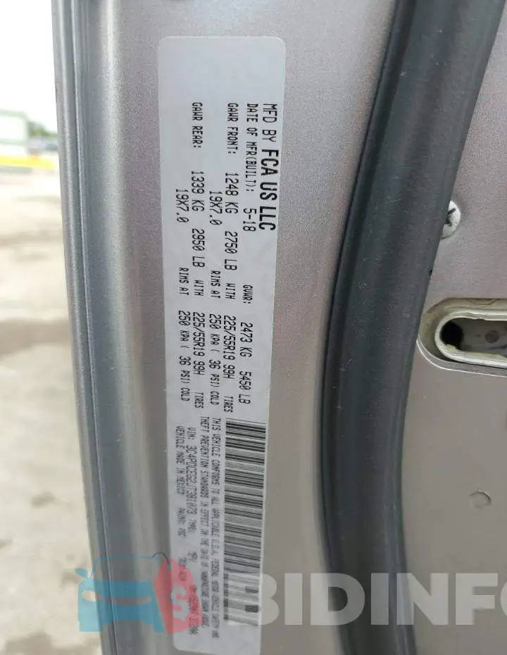 3C4PDCEG2JT381073 Photo# 12
