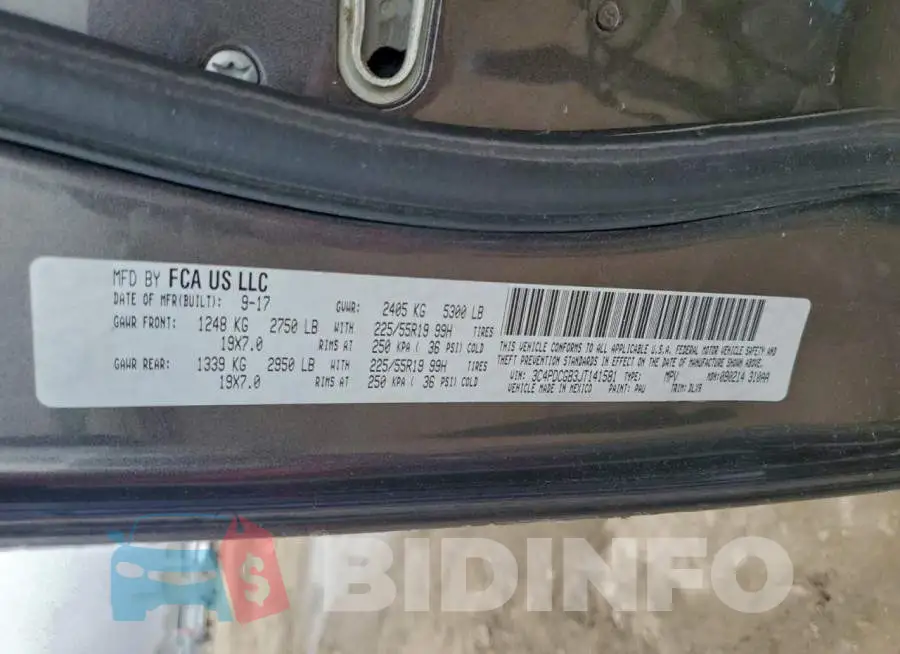 3C4PDCGB3JT141581 Photo# 12