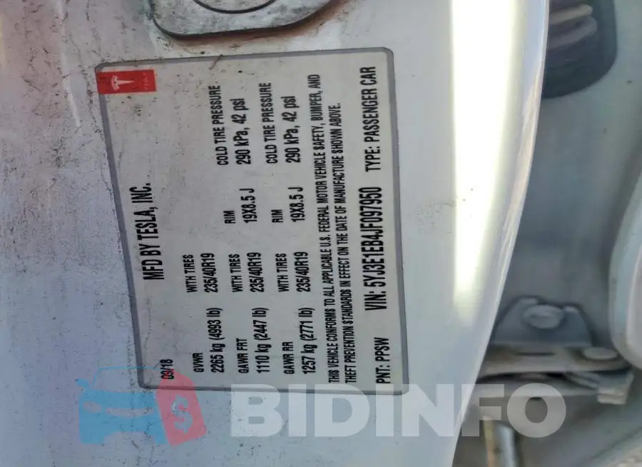 5YJ3E1EB4JF097950 Photo# 12