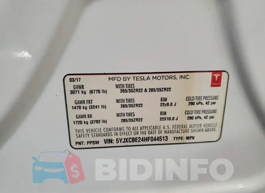5YJXCBE24HF044513 Photo# 14