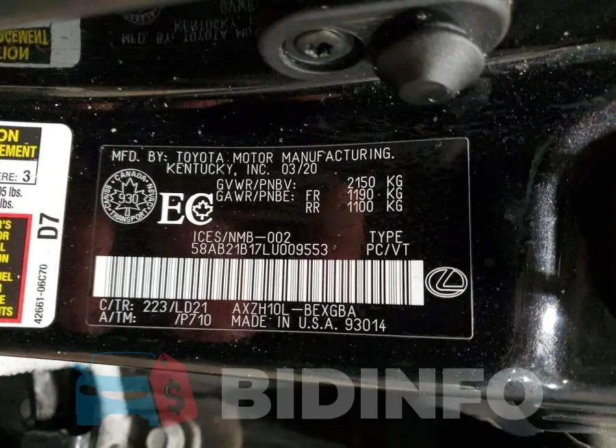 58AB21B17LU009553 Photo# 13