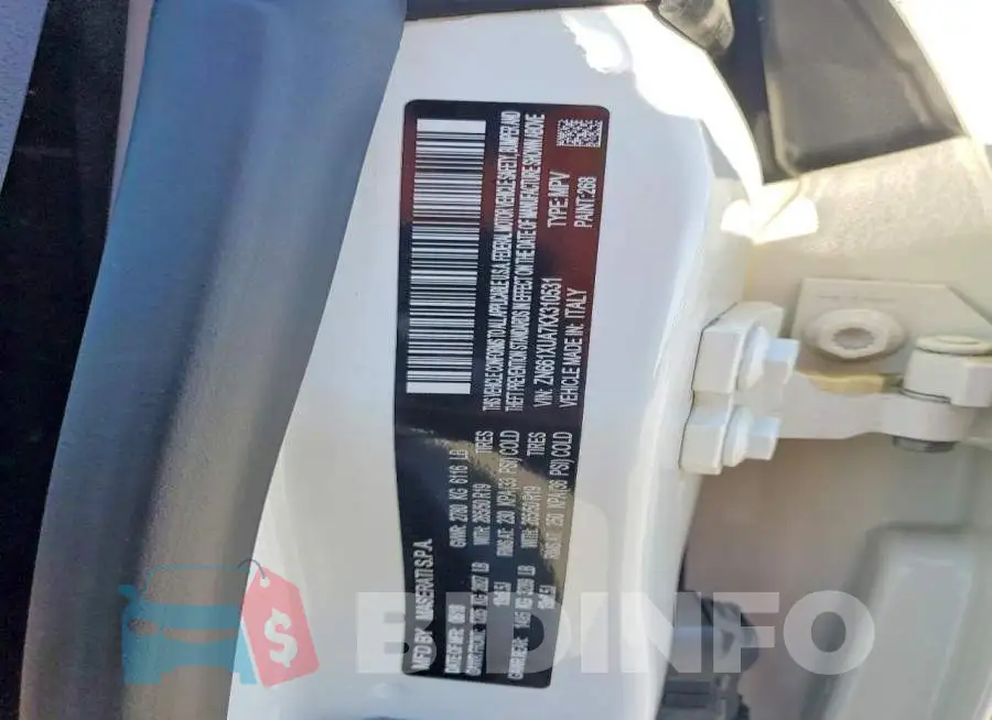 ZN661XUA7KX310531 Photo# 14