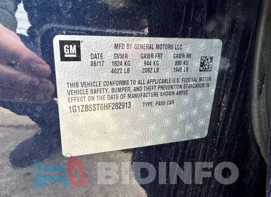 1G1ZB5ST6HF282913 Photo# 10