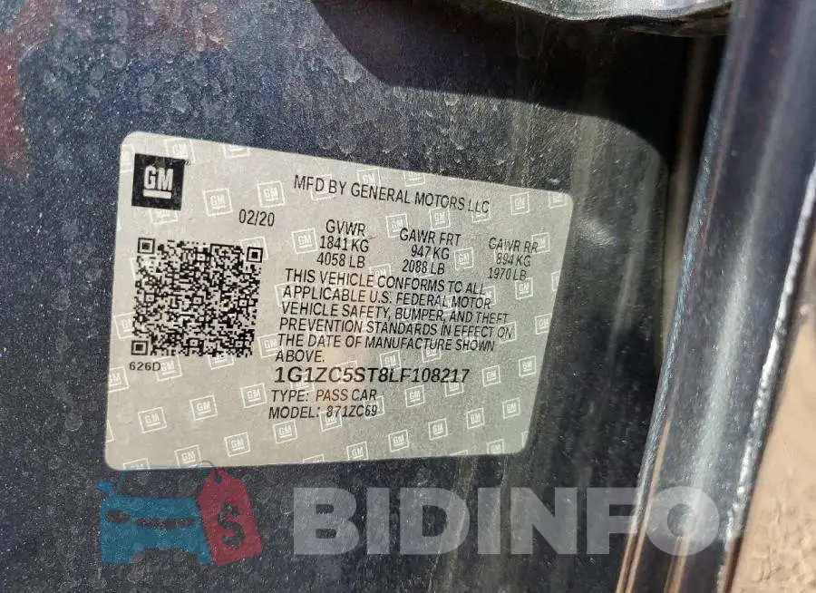 1G1ZC5ST8LF108217 Photo# 12