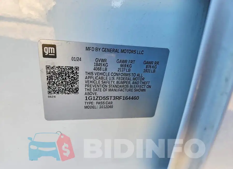 1G1ZD5ST3RF164460 Photo# 13