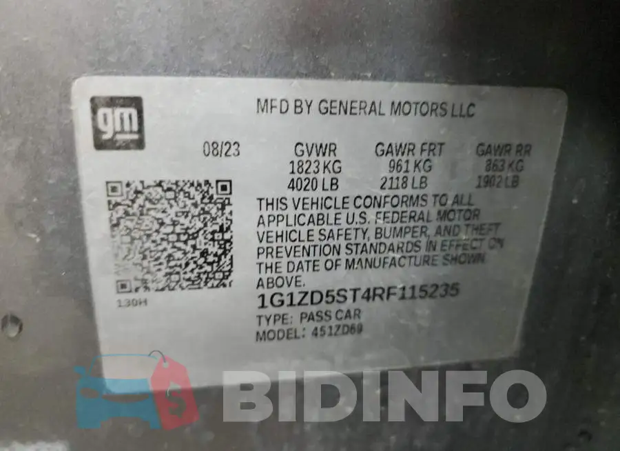 1G1ZD5ST4RF115235 Photo# 13