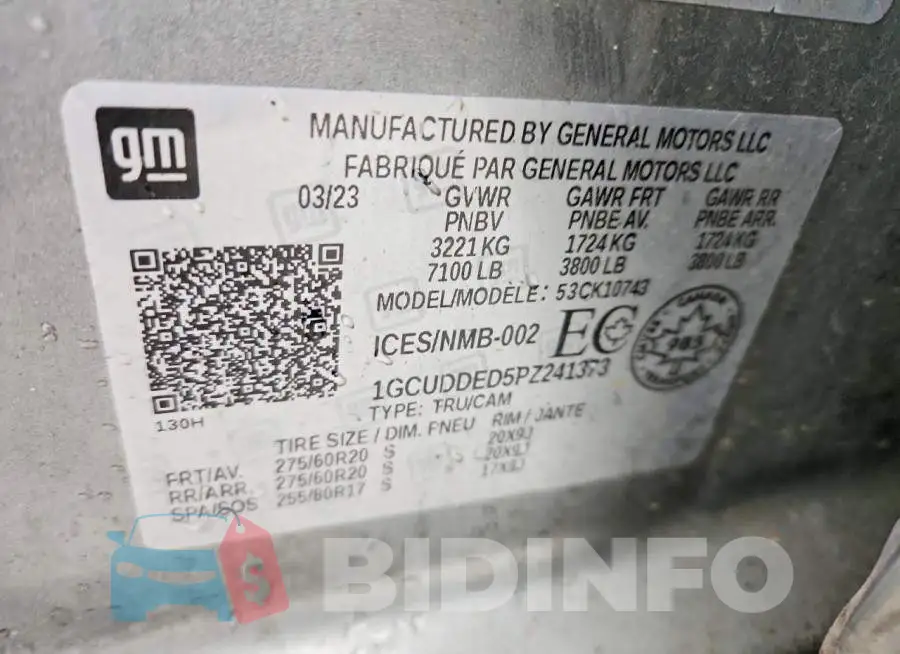 1GCUDDED5PZ241373 Photo# 12