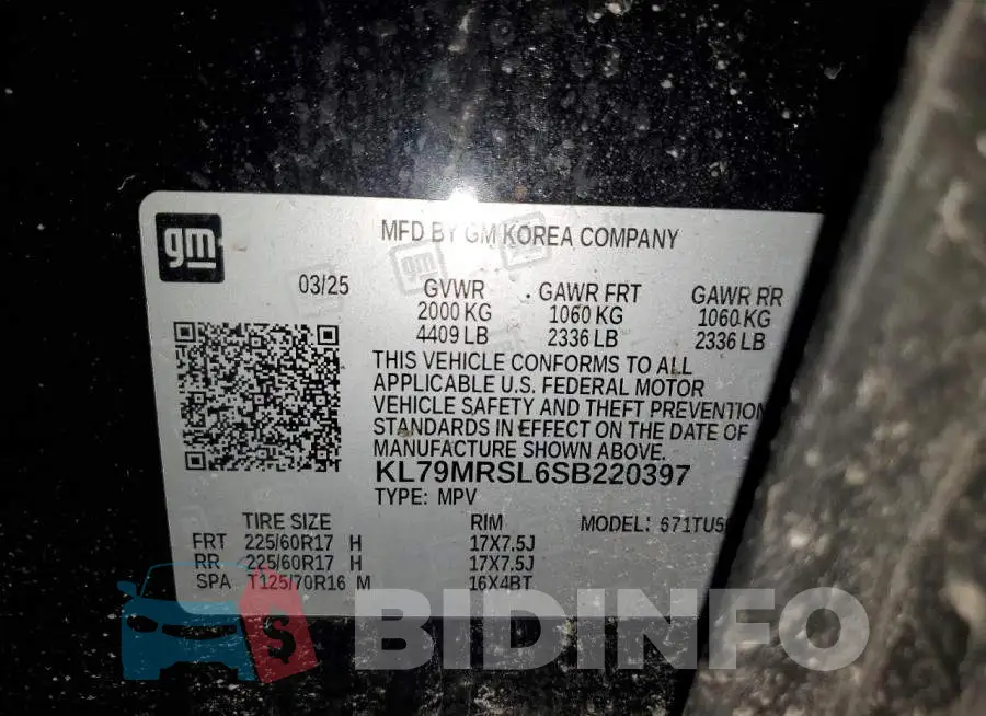 KL79MRSL6SB220397 Photo# 13