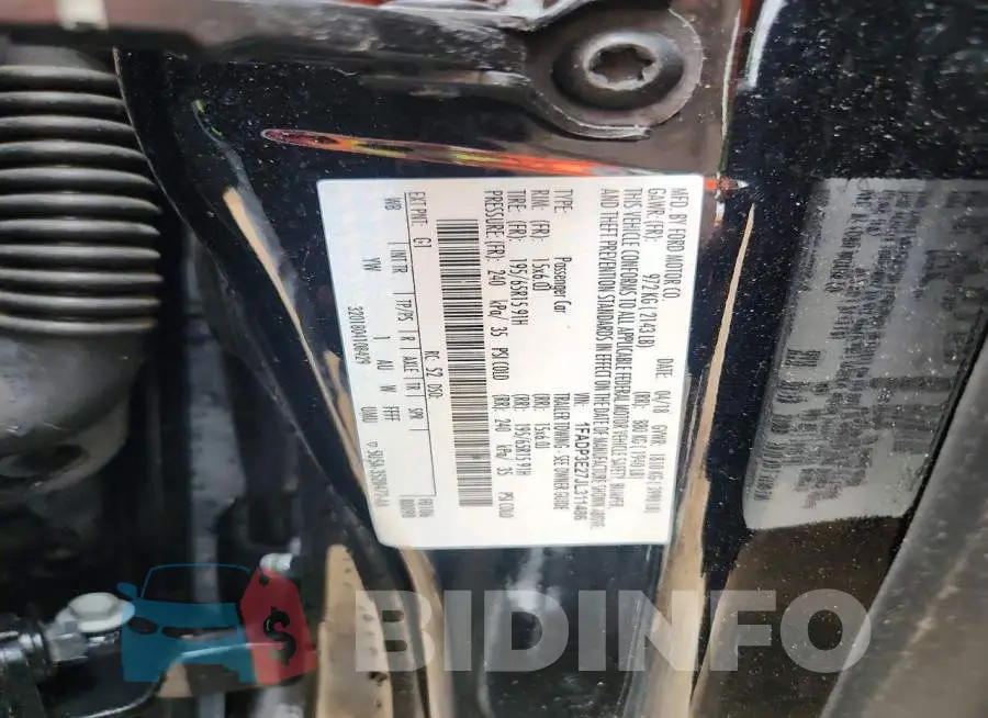 1FADP3E27JL311486 Photo# 12