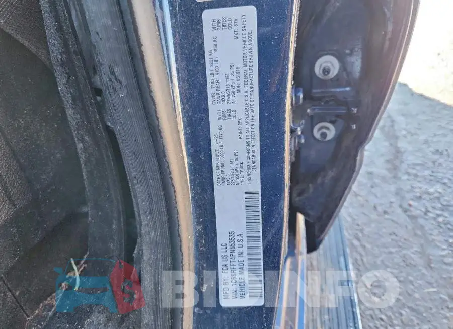 1C6SRFFT4PN653535 Photo# 12