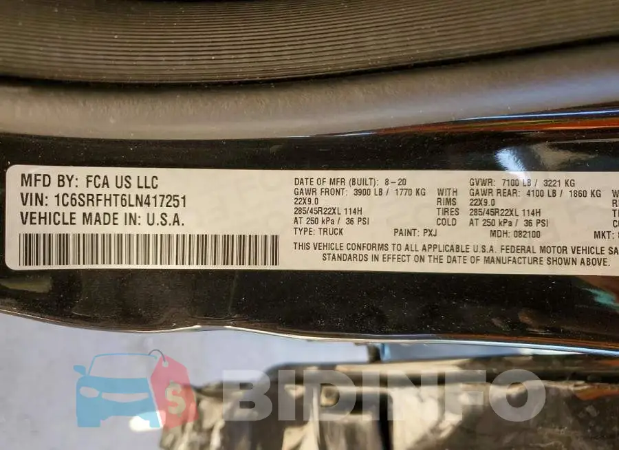1C6SRFHT6LN417251 Photo# 13