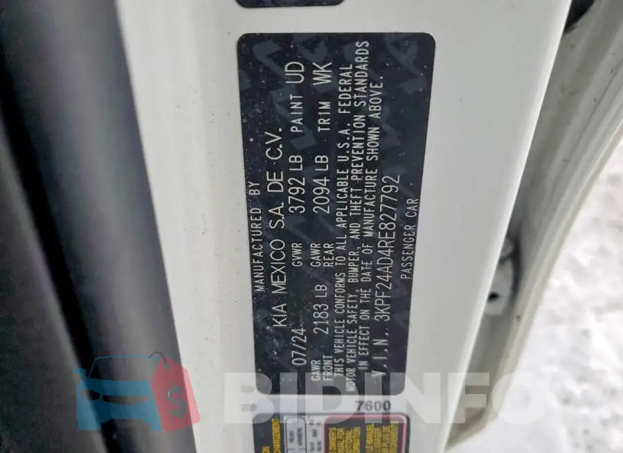3KPF24AD4RE827792 Photo# 12