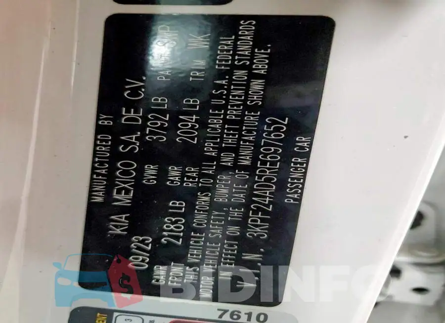 3KPF24AD5RE697652 Photo# 12