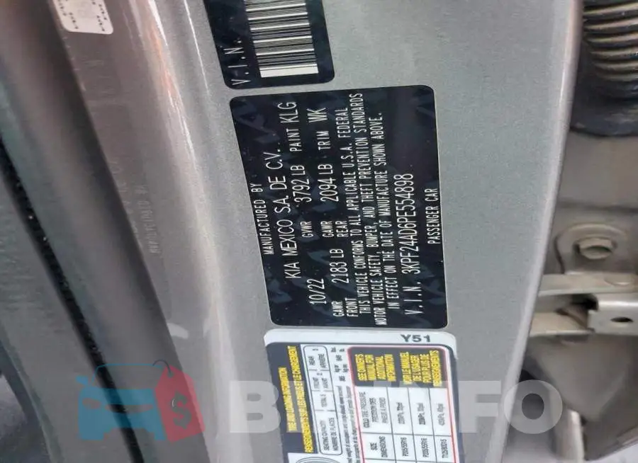 3KPF24AD6PE554898 Photo# 12