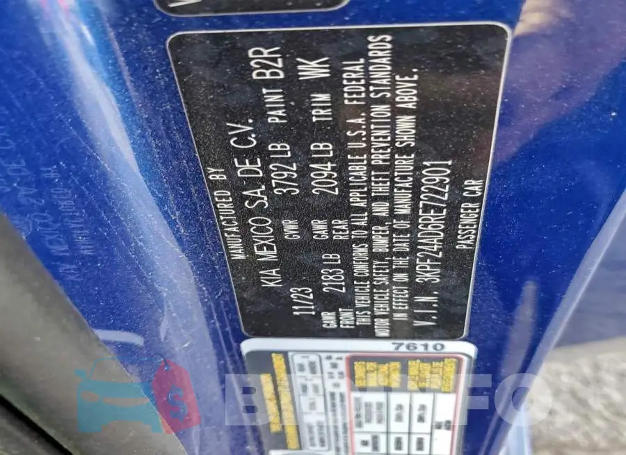 3KPF24AD6RE722901 Photo# 12