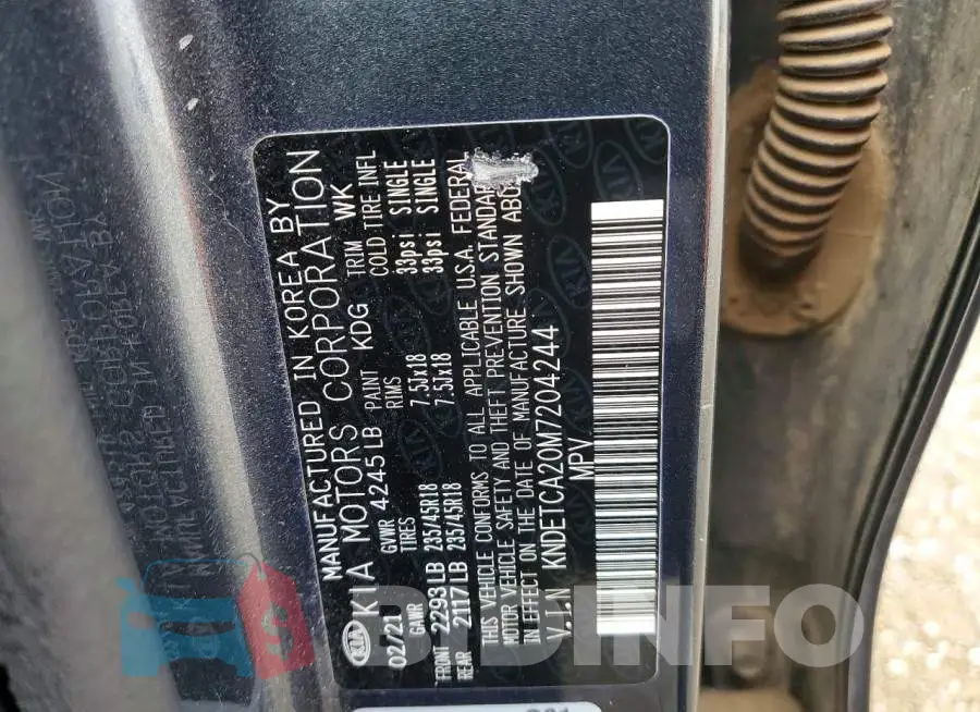 KNDETCA20M7204244 Photo# 12