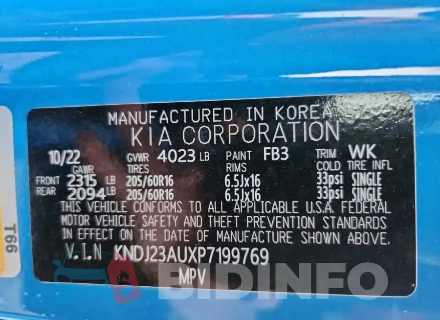 KNDJ23AUXP7199769 Photo# 14