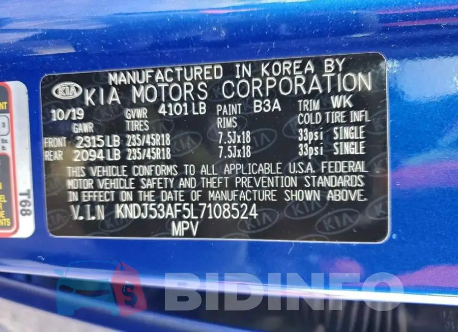 KNDJ53AF5L7108524 Photo# 14