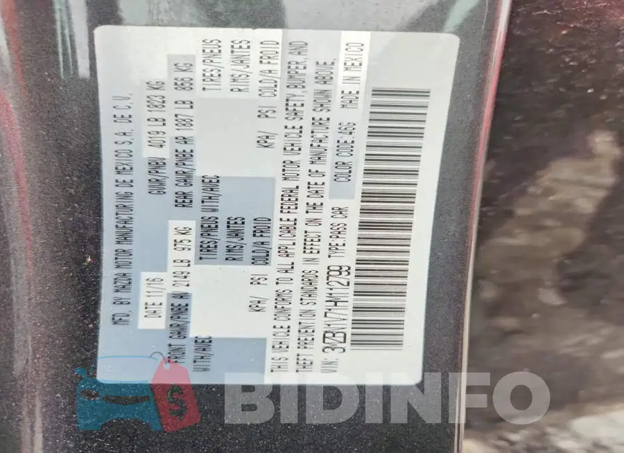 3MZBN1V71HM112799 Photo# 12