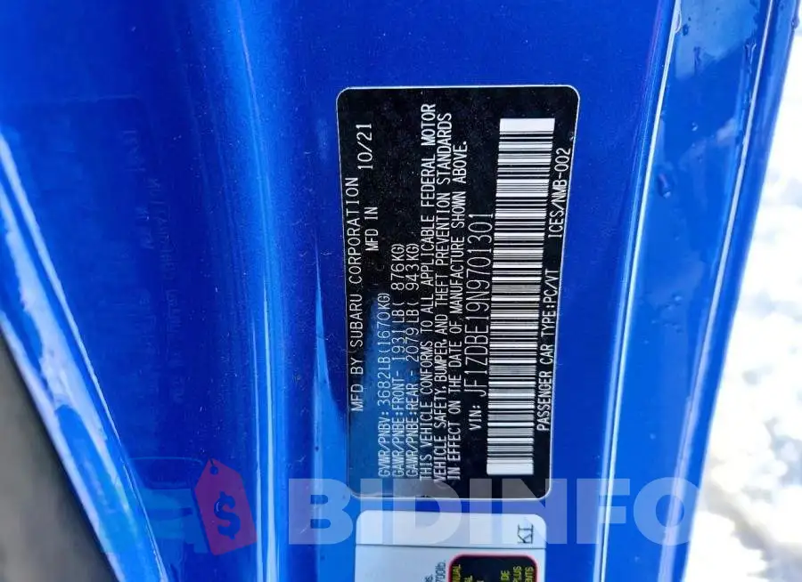 JF1ZDBE19N9701301 Photo# 11