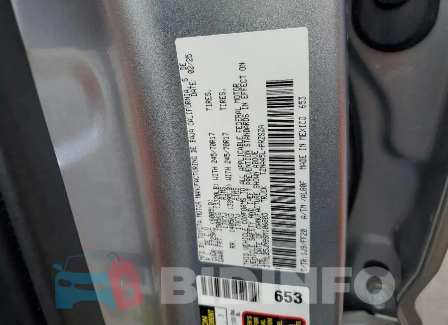 3TMLB5JN9SM106803 Photo# 12