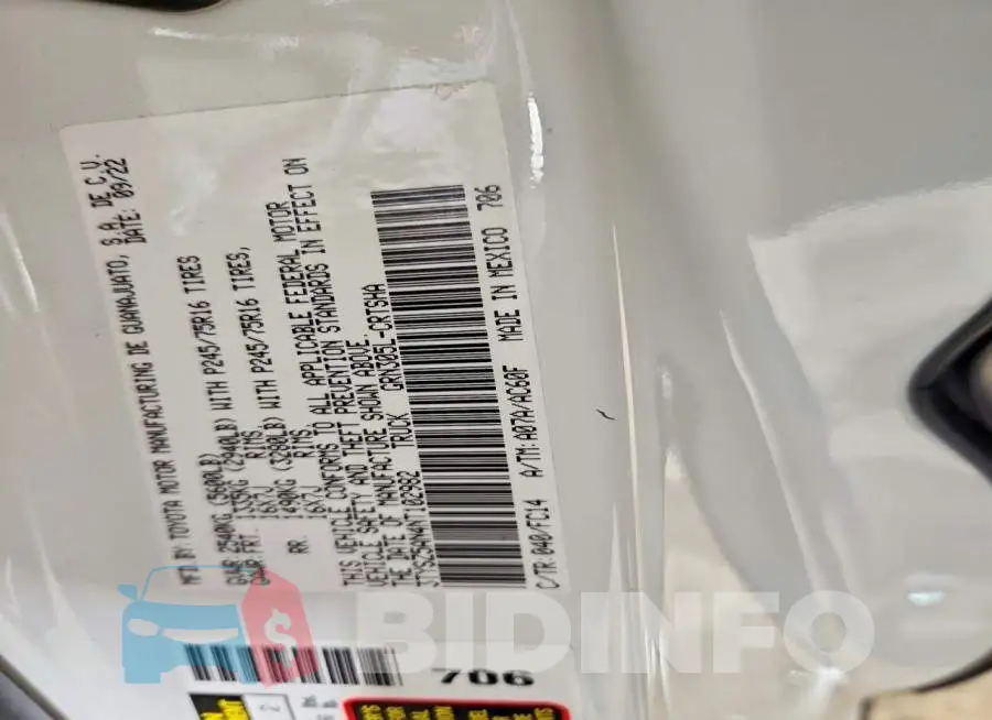 3TYSZ5AN4NT102982 Photo# 12