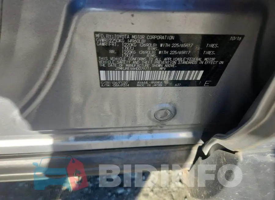 JTMRJREV6HD079711 Photo# 14