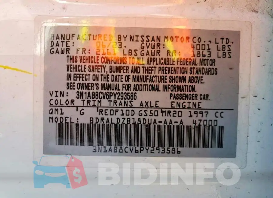 3N1AB8CV6PY293586 Photo# 12