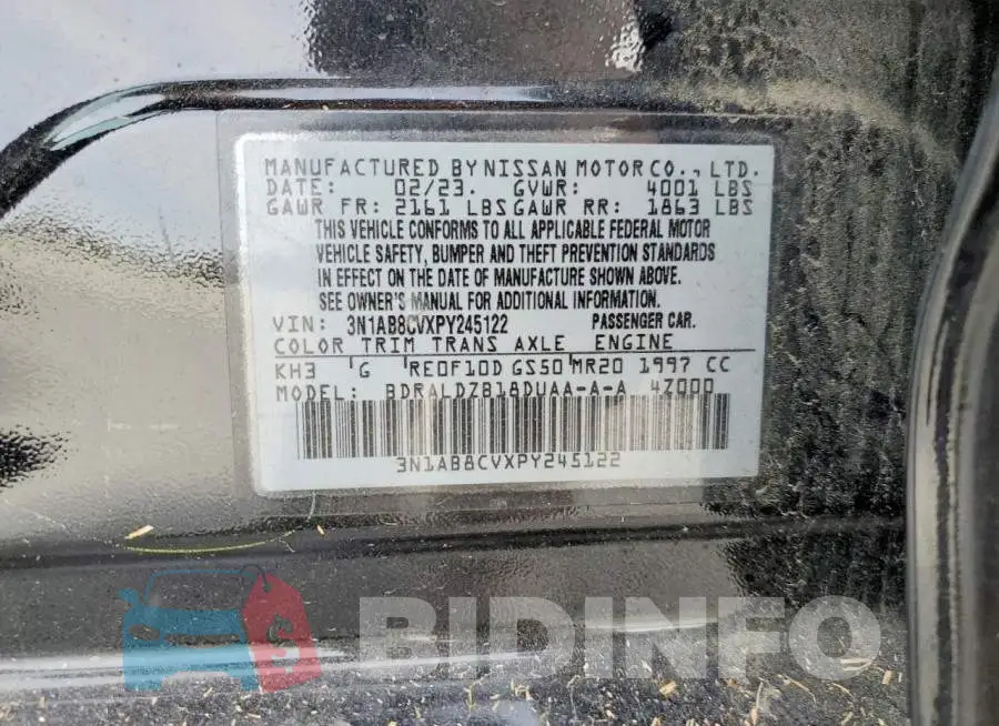 3N1AB8CVXPY245122 Photo# 12