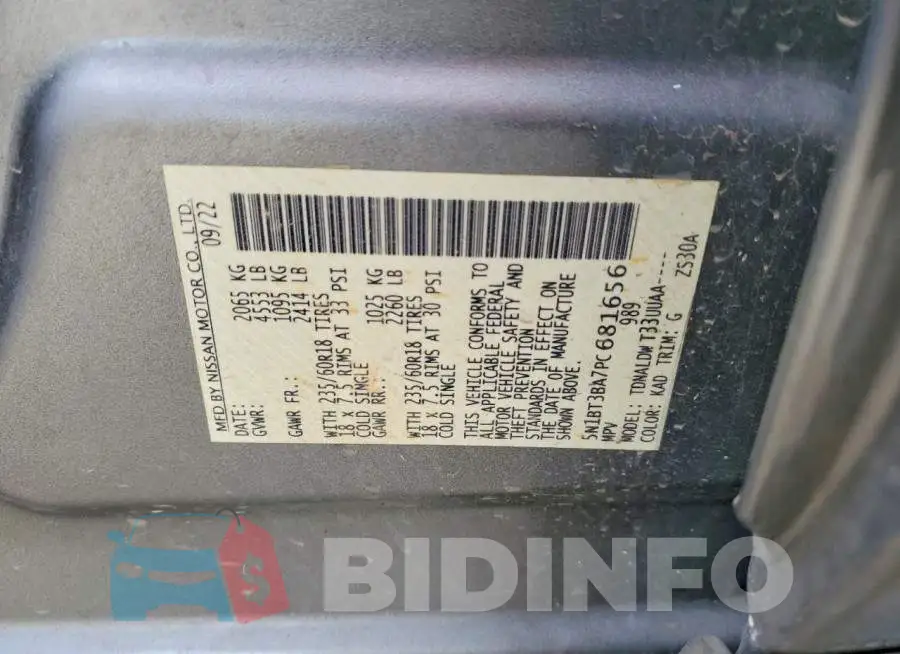 5N1BT3BA7PC681656 Photo# 12