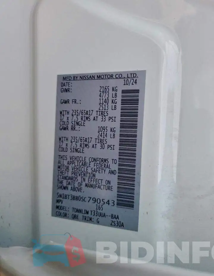 5N1BT3BB0SC790543 Photo# 13