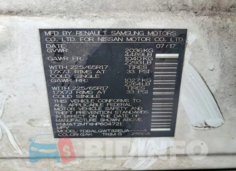 KNMAT2MTXHP604721 Photo# 14