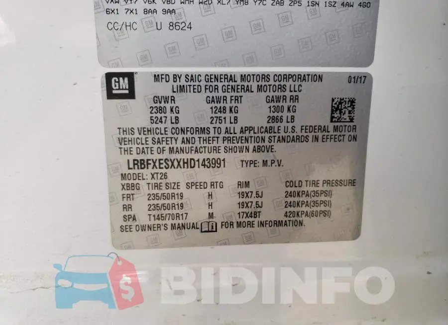 LRBFXESXXHD143991 Photo# 14