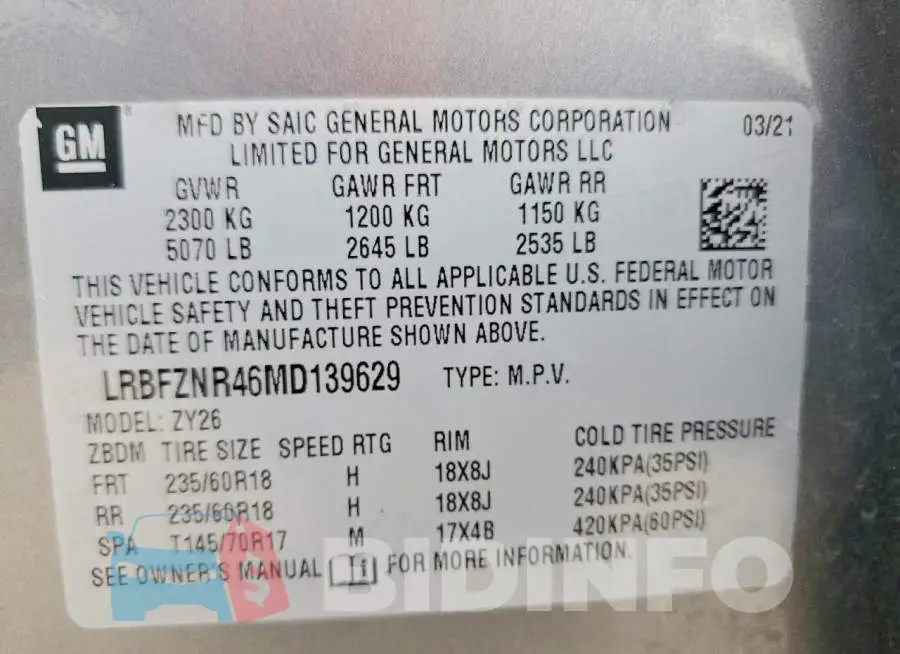 LRBFZNR46MD139629 Photo# 13