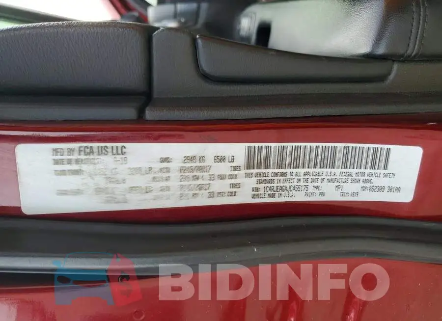 1C4RJEAGXJC455175 Photo# 13