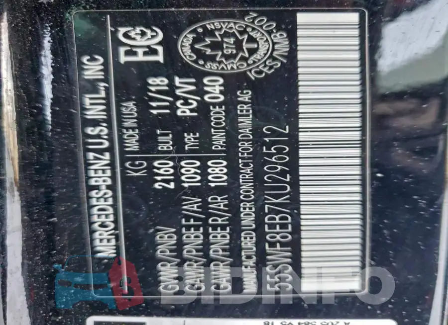 55SWF8EB7KU296512 Photo# 13