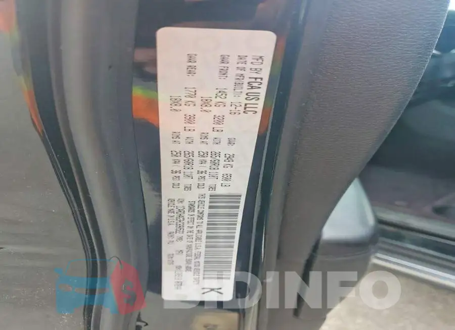 1C4RDHAG3HC690522 Photo# 11