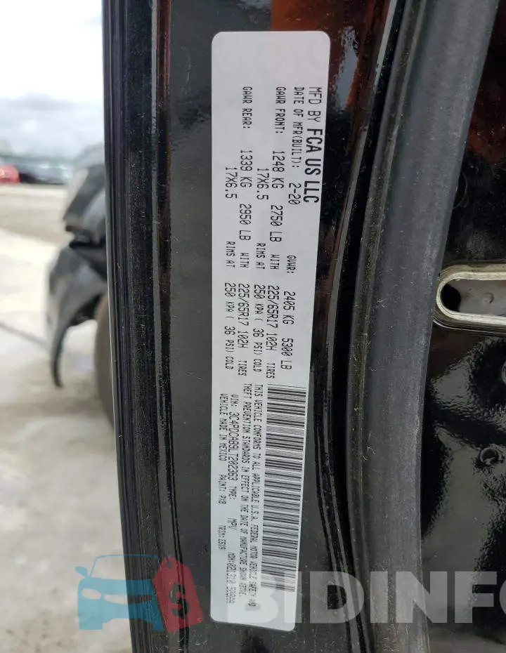 3C4PDCAB9LT202363 Photo# 13